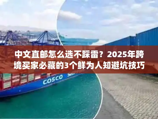 中文直邮怎么选不踩雷？2025年跨境买家必藏的3个鲜为人知避坑技巧
