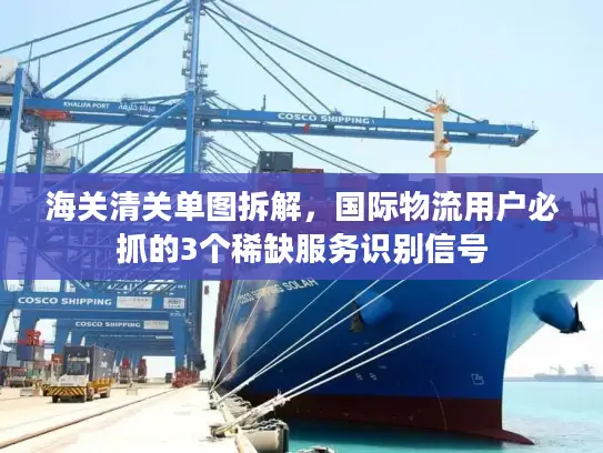 海关清关单图拆解，国际物流用户必抓的3个稀缺服务识别信号