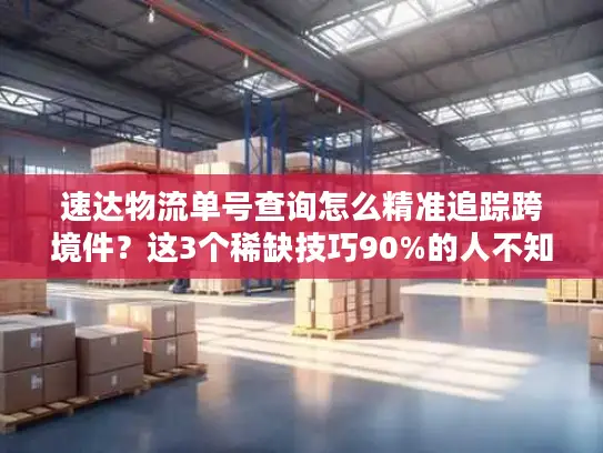 速达物流单号查询怎么精准追踪跨境件？这3个稀缺技巧90%的人不知道