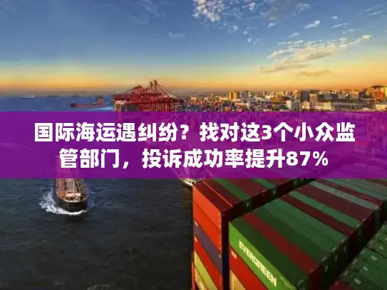 国际海运遇纠纷？找对这3个小众监管部门，投诉成功率提升87%