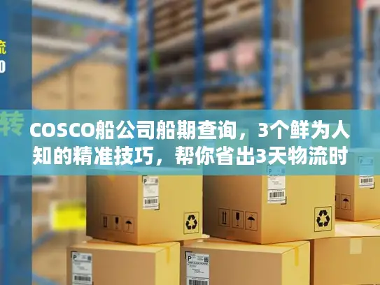 COSCO船公司船期查询，3个鲜为人知的精准技巧，帮你省出3天物流时效