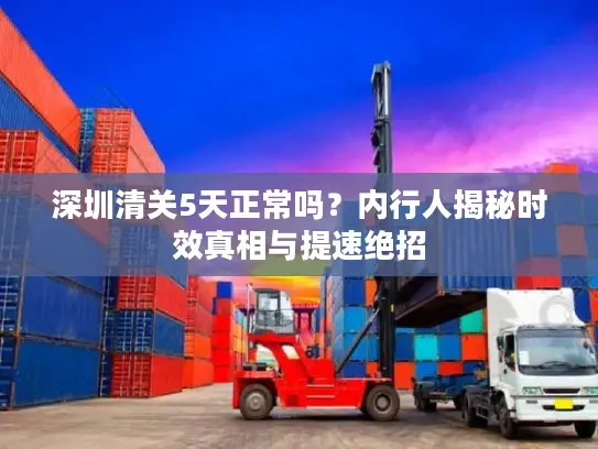 深圳清关5天正常吗？内行人揭秘时效真相与提速绝招