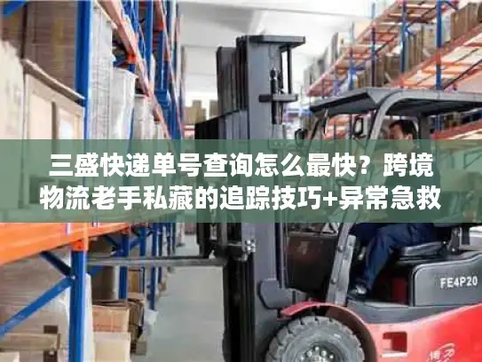 三盛快递单号查询怎么最快？跨境物流老手私藏的追踪技巧+异常急救