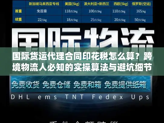 国际货运代理合同印花税怎么算?跨境物流人必知的实操算法与避坑细节 国际货运代理合同印花税怎么算?跨境物流人必知的实操算法与避坑细节