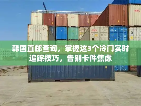 韩国直邮查询，掌握这3个冷门实时追踪技巧，告别卡件焦虑
