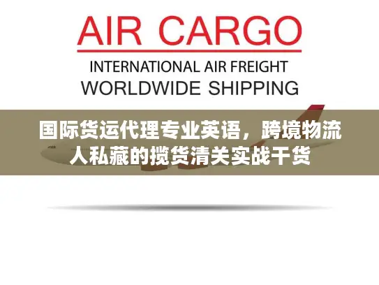 国际货运代理专业英语，跨境物流人私藏的揽货清关实战干货