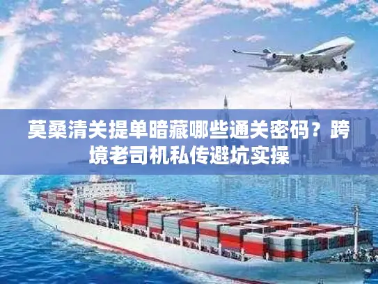 莫桑清关提单暗藏哪些通关密码?跨境老司机私传避坑实操 莫桑清关提单暗藏哪些通关密码?跨境老司机私传避坑实操