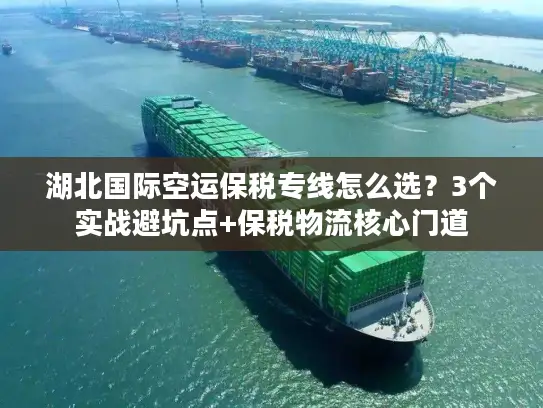 湖北国际空运保税专线怎么选？3个实战避坑点+保税物流核心门道