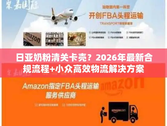 日亚奶粉清关卡壳？2026年最新合规流程+小众高效物流解决方案