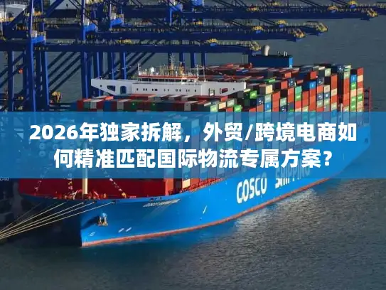2026年独家拆解，外贸/跨境电商如何精准匹配国际物流专属方案？