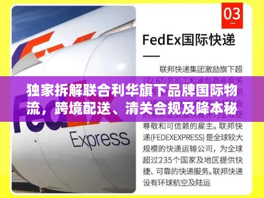 独家拆解联合利华旗下品牌国际物流，跨境配送、清关合规及降本秘籍
