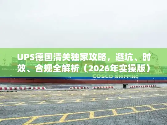 UPS德国清关独家攻略，避坑、时效、合规全解析（2026年实操版）