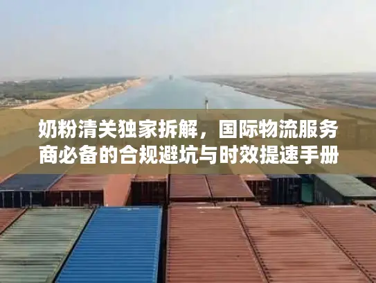 奶粉清关独家拆解，国际物流服务商必备的合规避坑与时效提速手册