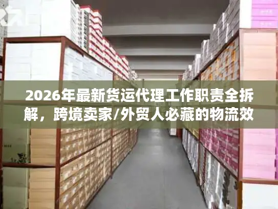 2026年最新货运代理工作职责全拆解，跨境卖家/外贸人必藏的物流效率密码