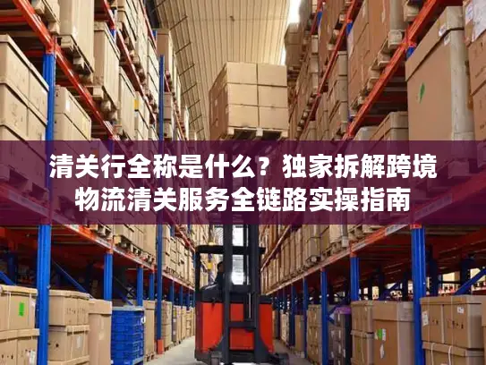 清关行全称是什么？独家拆解跨境物流清关服务全链路实操指南