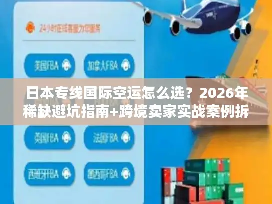 日本专线国际空运怎么选？2026年稀缺避坑指南+跨境卖家实战案例拆解