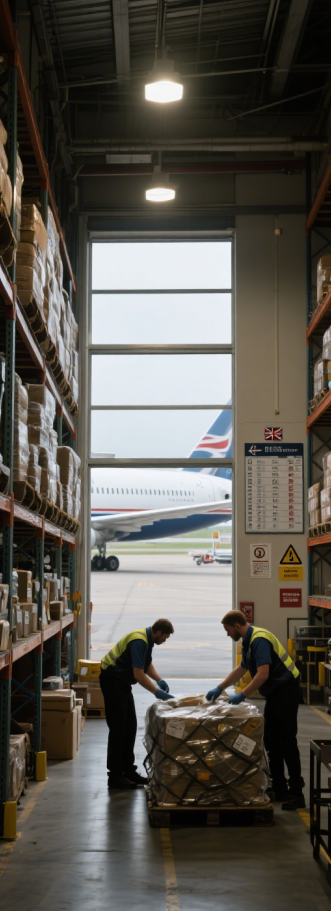 英国空运专线示意图